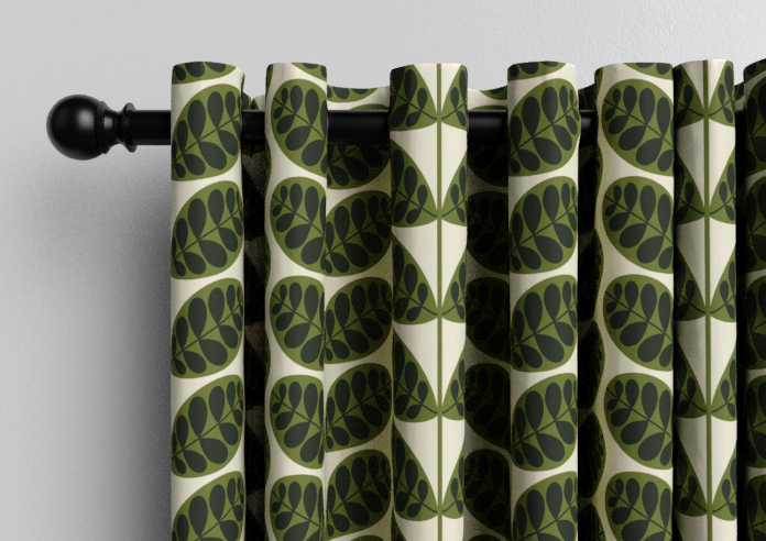 Orla Kiely Botanica Stem, Green - Made to Measure Curtains - Image 12